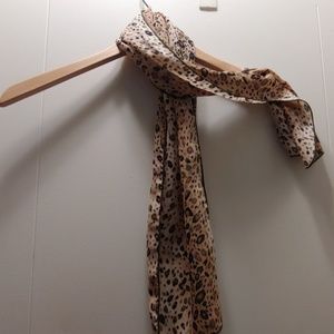 Cheetah print scarf